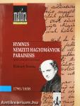 Hymnus/Nemzeti hagyományok/Parainesis (dedikált példány)