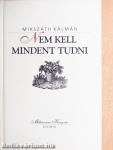 Nem kell mindent tudni