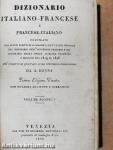 Dizionario Italiano-Francese e Francese-Italiano II.
