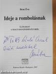 Ideje a rombolásnak (dedikált példány)