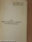 Elements of english law