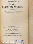 Von der Macht des Gemüths, durch den bloßen Vorsatz seiner krankhaften Gefühle Meister zu sein (gótbetűs)