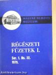 Régészeti füzetek I. 1979/32.