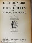 Dictionnaire des difficultés de la langue francaise