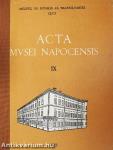 Acta Musei Napocensis IX