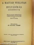 A magyar nyelvtan és helyesírás kézikönyve