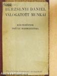 Berzsenyi Dániel válogatott munkái