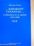 ...Kimaradt tananyag... III. B.