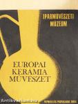 Európai kerámia-művészet c. kiállítás vezetője