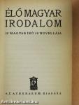 Élő magyar irodalom