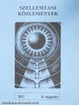 Szellemtani közlemények 2017. III. negyedév