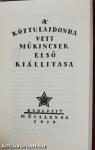 A köztulajdonba vett műkincsek első kiállítása 1919 (minikönyv) (számozott)