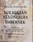 Egy igazán különleges embernek (minikönyv)