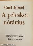 A peleskei nótárius (minikönyv) (számozott)