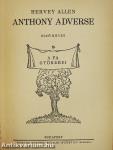 Anthony Adverse I-III.