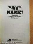 What's in a Name?