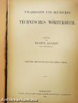Magyar és német műszaki szótár I. (rossz állapotú)