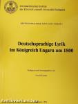 Deutschsprachige Lyrik im Königreich Ungarn um 1800