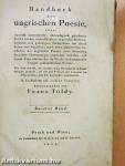 Handbuch der ungrischen Poesie II. (töredék) (rossz állapotú)