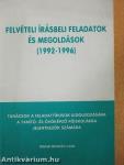 Felvételi írásbeli feladatok és megoldások (1992-1996)