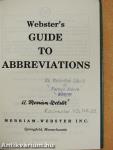 Webster's Guide to Abbreviations