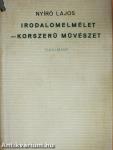Irodalomelmélet - korszerű művészet (dedikált példány)