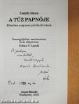 A tűz papnője (dedikált példány)