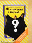 Mi a címe ennek a könyvnek?