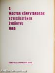 A Magyar Könyvtárosok Egyesületének évkönyve 1980.