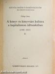 A könyv és könyvtári kultúra a kapitalizmus időszakában (1789-1917) II.