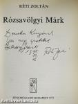 Rózsavölgyi Márk (dedikált példány)