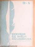 Irodalmi és nyelvi közlemények 1964/3-4.