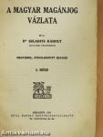 A magyar magánjog vázlata I.