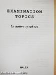 Examination topics by native speakers