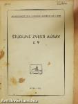 Studijné Zvesti AÚSAV 9