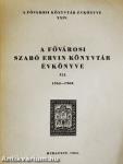 A Fővárosi Szabó Ervin Könyvtár Évkönyve XII.