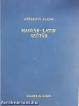 Magyar-latin szótár
