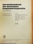 Handwörterbuch der deutschen Gegenwartssprache I-II.