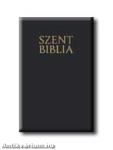 SZENT BIBLIA - FEKETE, ARANY BETŰKKEL - FŰZÖTT