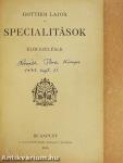 Specialitások
