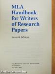 MLA Handbook for Writers of Research Papers