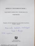 Erdélyi Testamentumok I. (dedikált példány)