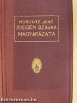 Idegen szavak magyarázata
