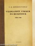 Válogatott cikkek és beszédek