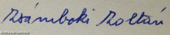 A vörös szegfű (dedikált példány)