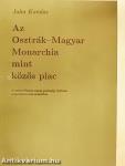Az Osztrák-Magyar Monarchia mint közös piac
