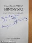 Kemény nap (dedikált példány)
