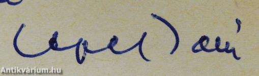 Folyók folynak és folyosók (dedikált példány)