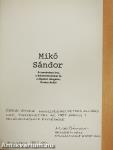 Mikó Sándor (dedikált példány)