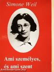 Ami személyes, és ami szent